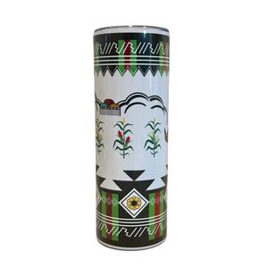 Indian Pueblo Corn Design Travel Mug Tumbler, Native American